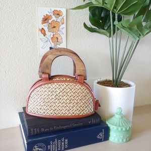 Retro Woven Purse